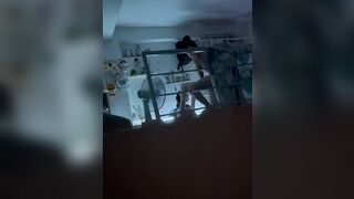 Quay lén, Cặp đôi Sinh viên Doggy Rên rỉ nửa đêm dập như máy khâu