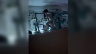 Quay lén, Cặp đôi Sinh viên Doggy Rên rỉ nửa đêm dập như máy khâu
