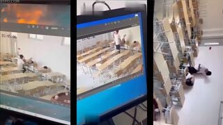 THẦY HIỆU TRƯỞNG PHÁT HIỆN 2 BẠN HỌC SINH ĐỊT NHAU TRONG TRƯỜNG