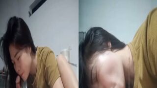 Nhờ em dâu bú cu vì đã lâu không được chịch gái