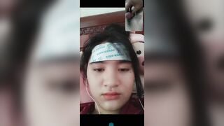 Gọi video thấy mặt cho anh thủ dâm p1