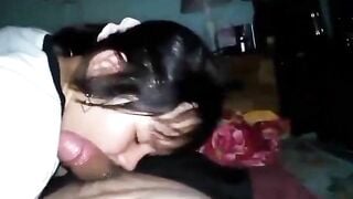 Lần đầu bú em nó còn ngại, đky kênh ib tui cho xem cơ thể nhó