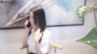 đi đàm phán hợp đồng với khách, Miuzxc chiều cho khách đụ tung lồn