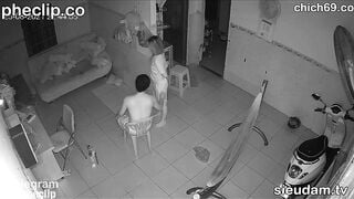 Hack Camera Vợ Dỗ Con Ngủ Rồi Bú Cu Chịch Nhau Với Chồng Sex Việt