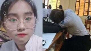 Nữ sinh đeo kính bị doggy lên đỉnh