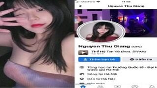 Nguyễn Thu Giang đã tiết lộ một bức ảnh tình dục với bạn trai của mình