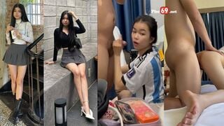 Clip sex Em teen xinh và bạn trai, em bú cái nét dâm quá